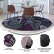 Flash Furniture Purple 7' x 7' Round Abstract Design Area Rug ACD-TZ-860-7R-PR-GG - alternate 5
